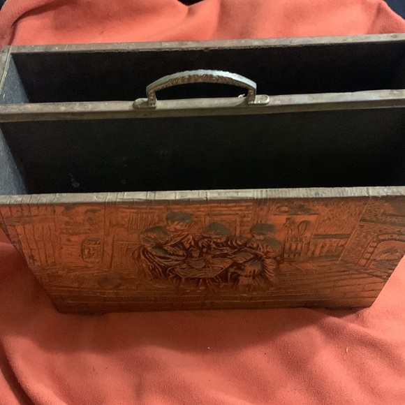 Vintage Lombard Hearth Tinderbox Brass & Wood Made in Germany - Picture 2 of 11